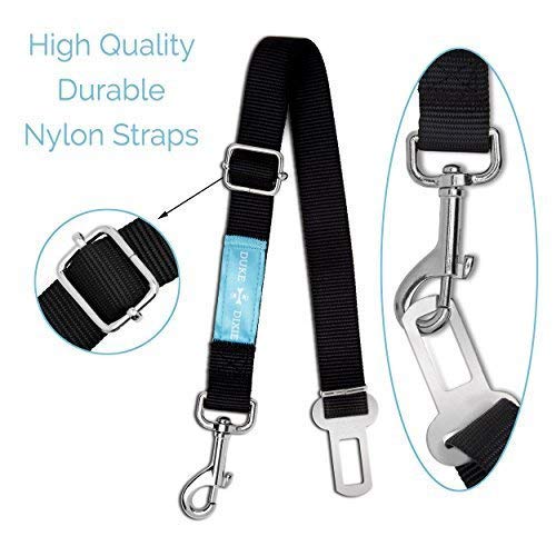 Dog Seat Belt Pet Dog Cat Car Seatbelt Safety Tether - 2 Pack - Adjustable Harness Belts Pet Leash - Heavy Duty Nylon Seatbelts - Universal Fit Cars Truck SUV