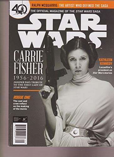 STAR WARS INSIDERS MAGAZINE #171 MARCH 2017, CARRIE FISHER 1956-2016, NO LABEL.