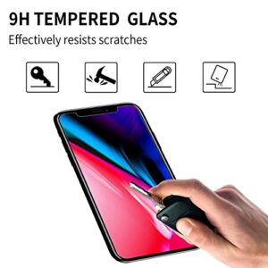 iPhone X Screen Protector, TANTEK Tempered Glass/Case Friendly Screen Protector for Apple iPhone X / 10 (2017) (3-Pack)