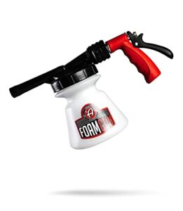 adam's polishes standard foam gun - car wash & car cleaning auto detailing tool supplies | car wash kit soap shampoo & garden hose for thick suds | no pressure washer required | car detailing to