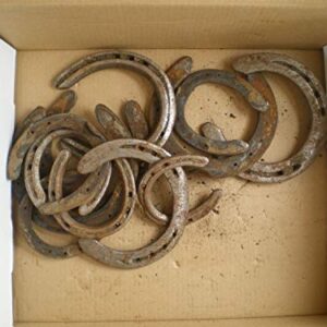 Vintage Used Horseshoes- lot of 2 - The Heritage Forge Nails Removed