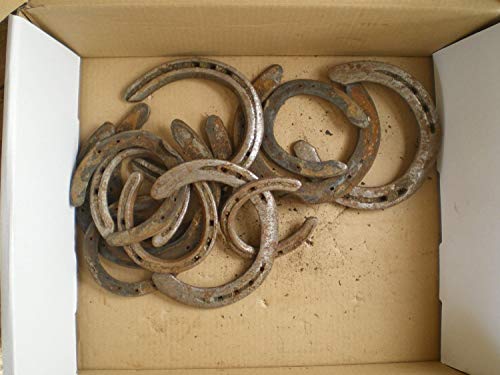 Vintage Used Horseshoes- lot of 2 - The Heritage Forge Nails Removed