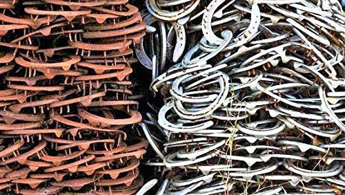 Vintage Used Horseshoes- lot of 2 - The Heritage Forge Nails Removed