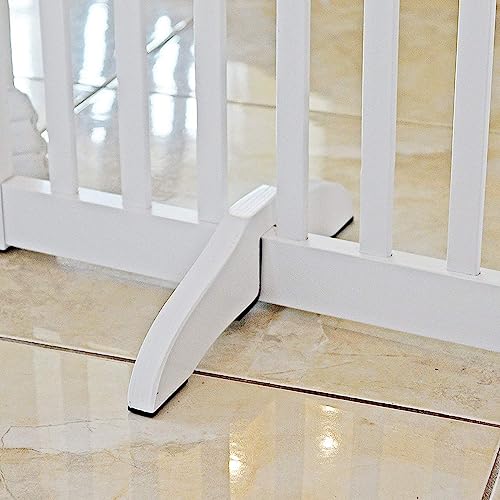 WELLAND Support Feet for 360 Degree Configurable Gate Collection, White, A Pair