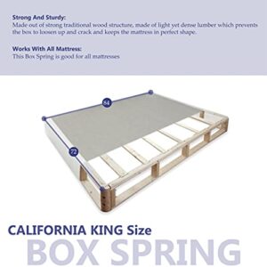 Continental Mattress 4-inch Box Spring Foundations For Mattress, California King