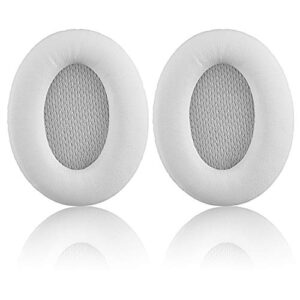 QC15 Replacement Ear Pads Kit, JARMOR Ear Cushion for Bose QuietComfort 2, Quiet Comfort 15, QC 25, QuietComfort 35, Ae2, Ae2i, Ae2w, Sound True, Sound Link (Around-Ear Only) Headphones (White)