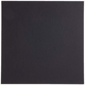 Black Cardstock - 12 x 12 inch - 100Lb Cover - 25 Sheets