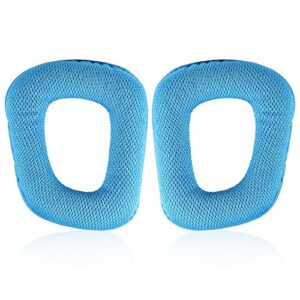 JARMOR Replacement Memory Foam Ear Cushion Pads Cover for Logitech G35 G930 G430 F450 Headphone ONLY (Blue)