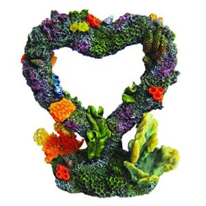 siger aquarium ornaments resin big heart aquarium supplies for theme decorations fish tank aquatic plants accessories