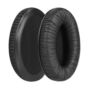 Geekria QuickFit Leatherette Replacement Ear Pads for Sennheiser HDR120 RS120 RS110 RS115 HDR110 HDR115 RS100 Headphones Earpads, Headset Ear Cushion Repair Parts (Black)