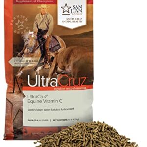 UltraCruz-516466 Equine Vitamin C (Ascorbic Acid) Supplement for Horses, 10 lb, Pellet (80 Day Supply)