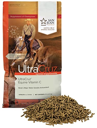 UltraCruz-516466 Equine Vitamin C (Ascorbic Acid) Supplement for Horses, 10 lb, Pellet (80 Day Supply)