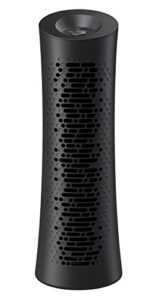 honeywell hepa tower air purifier, airborne allergen reducer for medium/large rooms (200 sq ft), black - wildfire/smoke, pollen, pet dander, and dust air purifier, hpa030