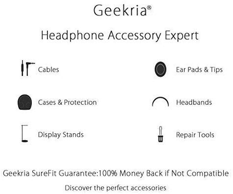 Geekria Shield Headphones Case Compatible with Skullcandy Crusher Evo, Crusher ANC, Crusher 360, Hesh3 Wireless Case, Replacement Hard Shell Travel Carrying Bag with Cable Storage (Black)