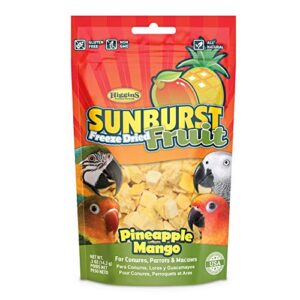 higgins sunburst freeze dried fruit pineapple mango .5 ounces