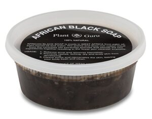 african black soap paste 8 oz. 100% raw pure natural from ghana. acne treatment, aids against eczema & psoriasis, dry skin, scars and dark spots. great for pimples, blackhead, face & body wash.
