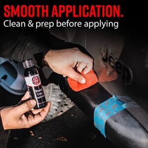 Adam's Polishes New Black Trim Restorer - Restores Plastic Trim to a Rich, Black Color with a Factory-New Appearance - Lasts Several Months per Treatment (4 oz with Applicator)