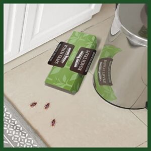 Greener Mindset Roach Traps - 12 Indoor Sticky Glue Catchers - Beetles, Spiders, Scorpions, Ants, Centipedes, and Cockroach Traps