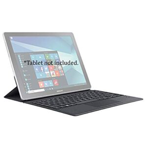 samsung galaxy book 12" tablet keyboard cover (ej-cw720) with pen holder | tablet not included | - gray