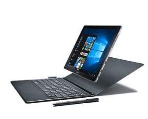 Samsung Galaxy Book 12" Tablet Keyboard Cover (EJ-CW720) With Pen Holder | TABLET NOT INCLUDED | - Gray