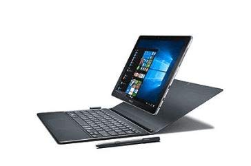 Samsung Galaxy Book 12" Tablet Keyboard Cover (EJ-CW720) With Pen Holder | TABLET NOT INCLUDED | - Gray