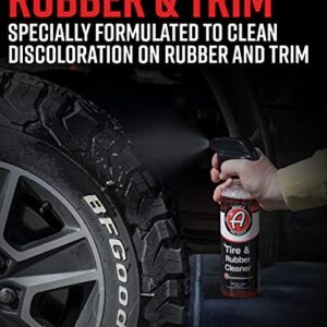 Adam's Polishes Tire & Rubber Cleaner (16 oz) - Removes Discoloration From Tires Quickly - Works Great on Tires, Rubber & Plastic Trim, and Rubber Floor Mats