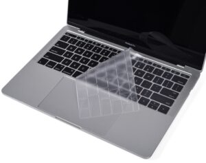 premium ultra thin macbook keyboard cover for apple macbook pro 13 inch model a1708 without touch bar only(with function keys, 2019-2016 release), tpu