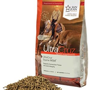 UltraCruz Equine MSM Joint Supplement for Horses, 10 lb, Pellet (60 Day Supply)