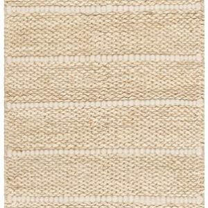 SAFAVIEH Natural Fiber Collection Accent Rug - 2' x 3', Ivory & Ivory, Handmade Tassel Jute, Ideal for High Traffic Areas in Entryway, Living Room, Bedroom (NF550B)