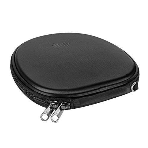 Geekria Shield Headphones Case for Neckband, Replacement Hard Shell Travel Carrying Bag with Cable Storage, Compatible with Sony Sony WI-C400 Headphones (Black)