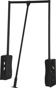 pull down closet rod, 26 lbs load capacity (black powder-coated, 26" - 35 1/16")