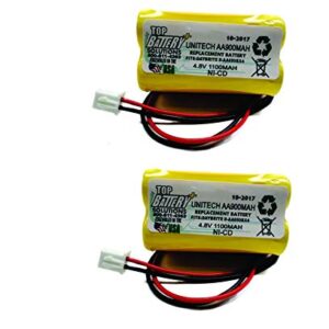 2pc Replacement Battery for Unitech Ni-CD AA900mAh 4.8V