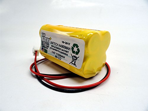 2pc Replacement Battery for Unitech Ni-CD AA900mAh 4.8V