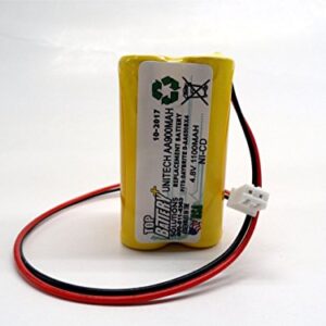 2pc Replacement Battery for Unitech Ni-CD AA900mAh 4.8V