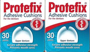 protefix adhesive cushions for upper denture - 2x30pcs boy slightly damaged product 100% ok!