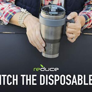 Reduce Cold 1 Handle for 30-34oz Stainless Steel Tumblers - Turn Your Tumbler into a Travel Mug - Ideal for On-The-Go Drinking - Dishwasher Safe, BPA Free - Designed for Reduce Drinkware Only