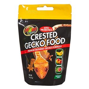 zoo med watermelon flavor crested gecko food for reptiles, 2 oz.