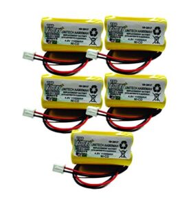 5pc unitech ni-cd aa900mah 4.8v replacement battery