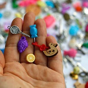 TomToy Small Mixed I Spy Trinkets for I Spy Bag/Bottle, DIY Projects, Crafts, Scrapbooking, 1-3cm, Set of 20 trinkets