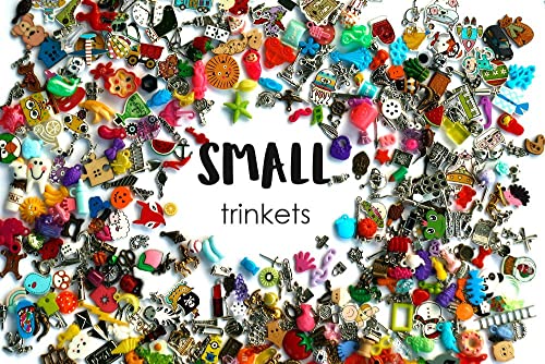 TomToy Small Mixed I Spy Trinkets for I Spy Bag/Bottle, DIY Projects, Crafts, Scrapbooking, 1-3cm, Set of 20 trinkets