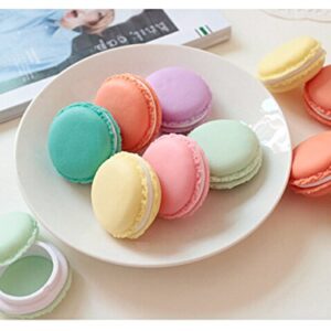 VNDEFUL 6PCS Colorful Lovely Mini Macarons Portable Travel Storage Box Case Jewellery Organizer Earring Ring Necklace Cosmetic Pill Container