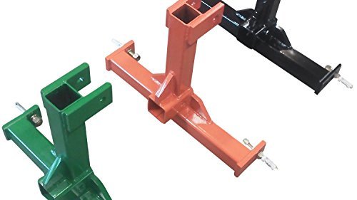 Heavy Duty 3 Point Category 0 Drawbar Receiver Hitch Tow Bar - Compatible with Kubota Orange