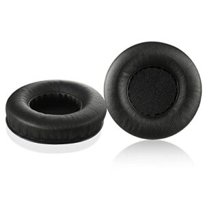 kraken earpads, jarmor replacement memory foam ear cushion pad cover for razer kraken v1 headphone only - round (black)