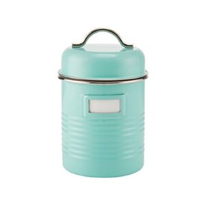 kamenstein food storage canister, small, teal