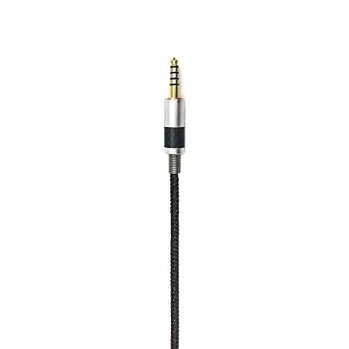 Sukira HiFi Cable with 4.4MM Balanced Male Compatible for Beyerdynamic T1 2nd / T5p Second Generation Headphones and Sony WM1A, NW-WM1Z, PHA-2A Silver Plated Audio Cable