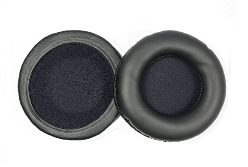 VEKEFF Replacement Earpads Ear Pads Cushion for HESH 2 HESH2 HESH 2.0 NBA Headphones Earphone (Black)