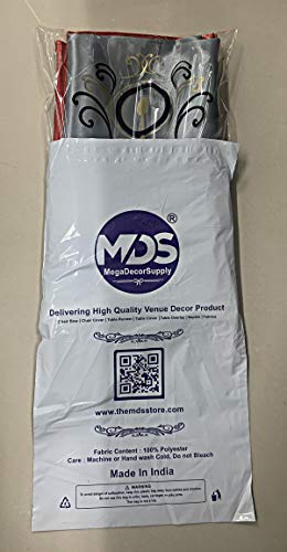 MDS Pack of 5 Yard Charmeuse Bridal Solid Satin Fabric for Wedding Dress Fashion Crafts Costumes Decorations Silky Satin 44”- White