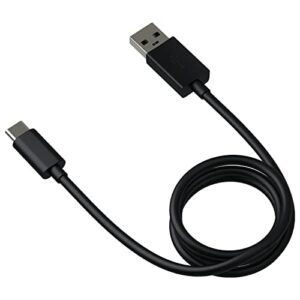 motorola [3.3ft cable] essentials oem skn6473a usb-a 2.0 to usb-c (type c) data/charging cable for moto g power/play/pure/stylus 5g, g7, one 5g ace, edge, edge+ - single