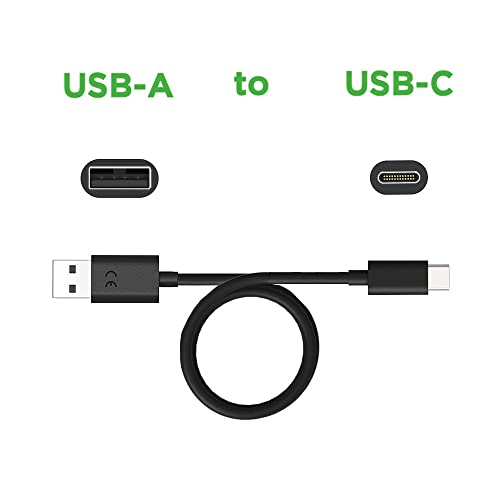 Motorola [3.3ft Cable] Essentials OEM SKN6473A USB-A 2.0 to USB-C (Type C) Data/Charging Cable for Moto G Power/Play/Pure/Stylus 5G, G7, One 5G Ace, Edge, Edge+ - Single