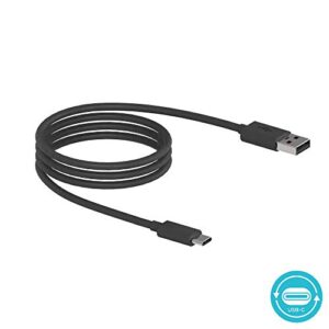 Motorola [3.3ft Cable] Essentials OEM SKN6473A USB-A 2.0 to USB-C (Type C) Data/Charging Cable for Moto G Power/Play/Pure/Stylus 5G, G7, One 5G Ace, Edge, Edge+ - Single